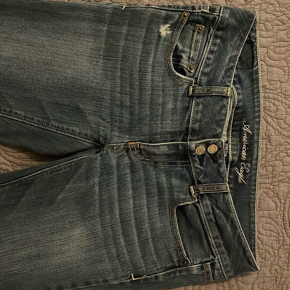 American Eagle-Artist Jeans. Size 4 Long - Preowned